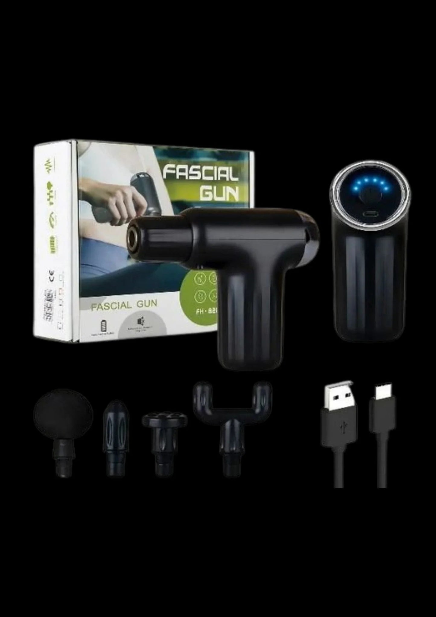 Muscle Massage Gun with 4 Heads FH-820