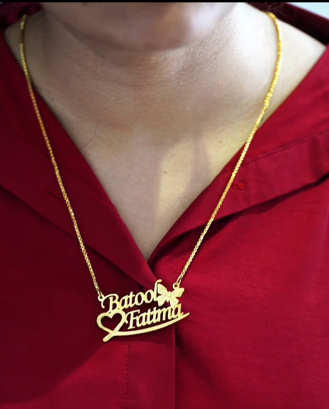 Heart Butterfly Necklace